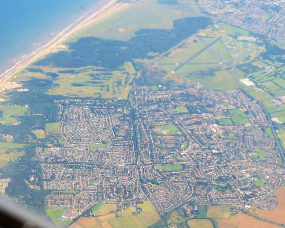 Aeriel Shot of Formby