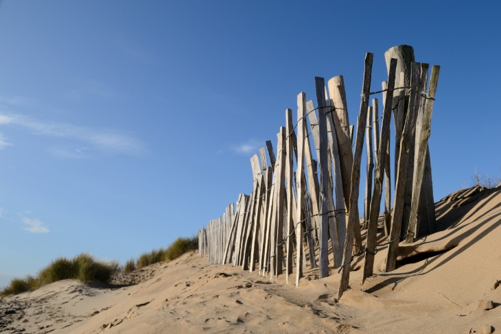 formby beach in the sun.