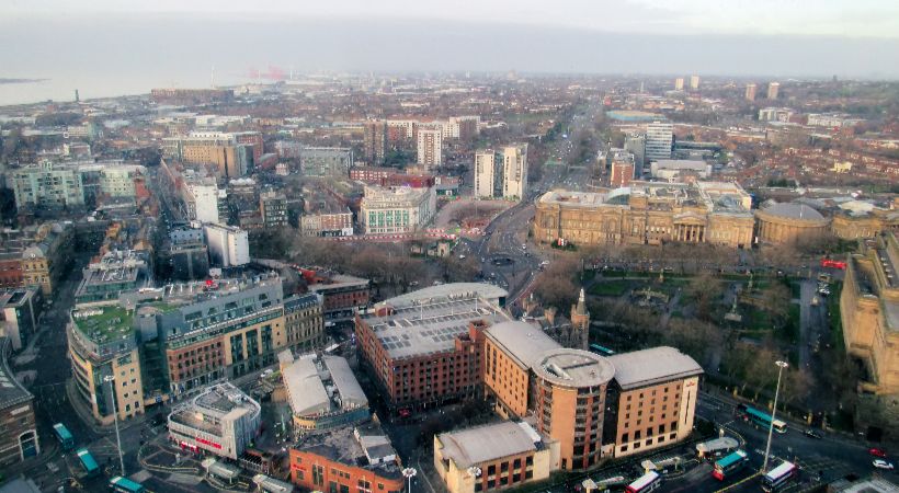 A view of Liverpool