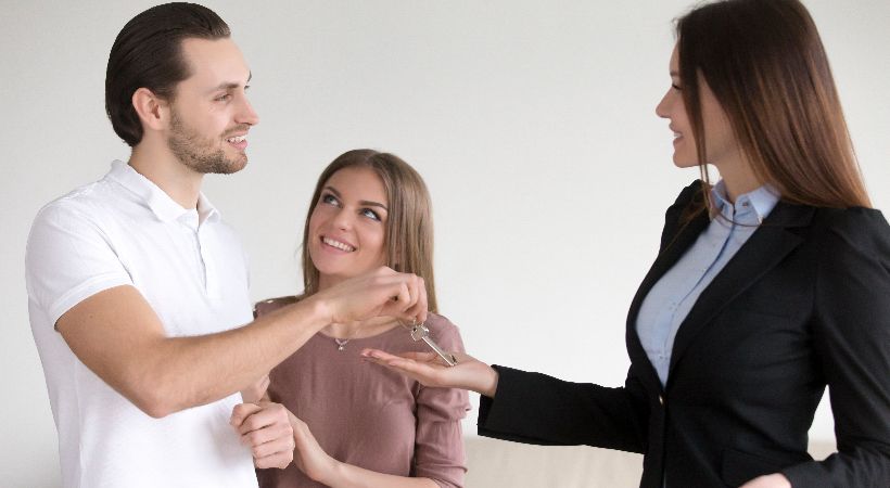 Someone buying a house